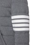  - THOM BROWNE - 4 Bar Zip Up Puffer Wool Hoodie