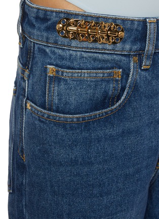  - PACO RABANNE - Metal Detail Cotton Jeans