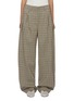 Main View - Click To Enlarge - PACO RABANNE - Front Pleat Checkered Wool Blend Pants