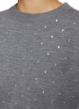  - PACO RABANNE - Crystal Embellished Wool Sweather