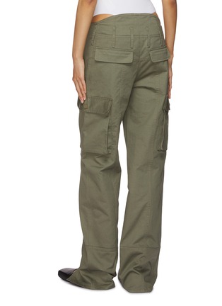 Back View - Click To Enlarge - PACO RABANNE - Wide Leg Cargo Pants