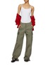 Figure View - Click To Enlarge - PACO RABANNE - Wide Leg Cargo Pants