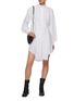 Figure View - Click To Enlarge - PACO RABANNE - Lace Embroidered Anglaise Shirt Dress