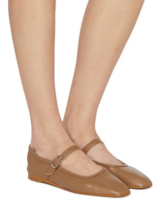 Figure View - Click To Enlarge - LE MONDE BERYL - Leather Mary Jane Sandals