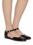 Figure View - Click To Enlarge - LE MONDE BERYL - Patent Leather Mary Jane Sandals