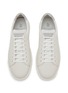 Detail View - Click To Enlarge - BRUNELLO CUCINELLI - Semi-polished Leather Lace Up Sneakers