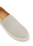Detail View - Click To Enlarge - BRUNELLO CUCINELLI - Washed Suede Slip On Loafers
