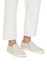 Figure View - Click To Enlarge - BRUNELLO CUCINELLI - Washed Suede Slip On Loafers