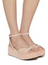 Figure View - Click To Enlarge - PEDRO GARCIA  - Nereida 70 Flatform Sandals