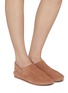 Figure View - Click To Enlarge - PEDRO GARCIA  - Flat Belly Slingback Slippers