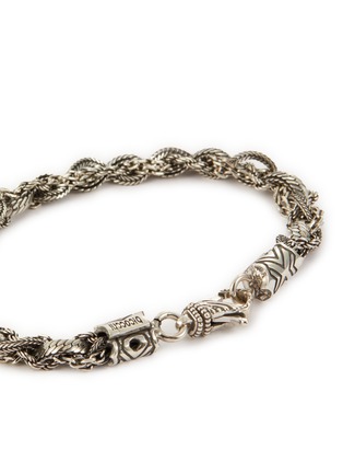 Detail View - Click To Enlarge - EMANUELE BICOCCHI - Small Sterling Silver Round Braid Bracelet