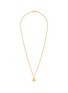 Main View - Click To Enlarge - EMANUELE BICOCCHI - 24K Gold Plated Sterling Silver Crest Zirconia Necklace