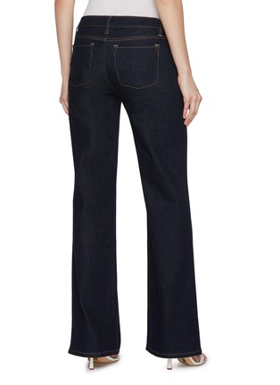 Back View - Click To Enlarge - ALICE & OLIVIA - Bodie Bootcut Dark Wash Jeans