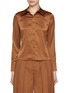 Main View - Click To Enlarge - ALICE & OLIVIA - Willa Placket Silk Blend Top