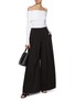 Figure View - Click To Enlarge - ALICE & OLIVIA - Blaire Low Rise Pleated Trousers