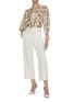 Figure View - Click To Enlarge - ALICE & OLIVIA - Ilan Floral Cotton Silk Blouse