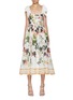 Main View - Click To Enlarge - ALICE & OLIVIA - Haven Flared Midi Dress