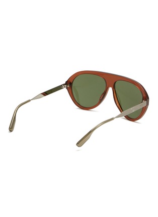 Figure View - Click To Enlarge - GUCCI - Recycled Acetate Aviator Sunglasses