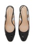 Detail View - Click To Enlarge - STUART WEITZMAN - Sleek 50 Leather Slingback Pumps