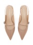 Detail View - Click To Enlarge - STUART WEITZMAN - Crystal Fleur 50 Slingback Pumps