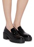 Figure View - Click To Enlarge - STUART WEITZMAN - Soho Patent Leather Loafers