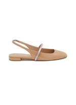 Tweed Slingback Flats