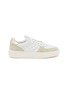 Main View - Click To Enlarge - STUART WEITZMAN - Courtside Sleek Leather Sneakers