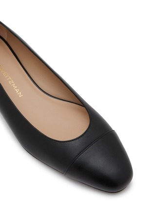 Detail View - Click To Enlarge - STUART WEITZMAN - Pearl Leather Ballerina Flats