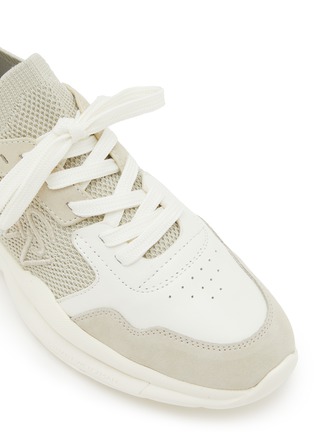 Detail View - Click To Enlarge - STUART WEITZMAN - 5050 Mesh Leather Sneakers