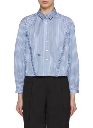 Main View - Click To Enlarge - NACKIYÉ - Moshi Moshi Ruffle Detail Shirt