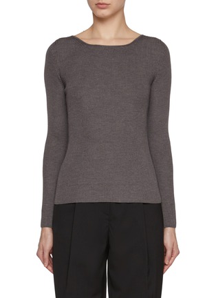 Main View - Click To Enlarge - NACKIYÉ - Dancer Rib Knit Top