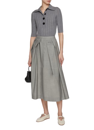 Figure View - Click To Enlarge - NACKIYÉ - Little Darling Pleated Skirt