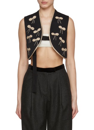 Main View - Click To Enlarge - NACKIYÉ - Sherif Crop Vest