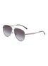 Main View - Click To Enlarge - RAY-BAN - Gunmetal Metal Pilot Sunglasses