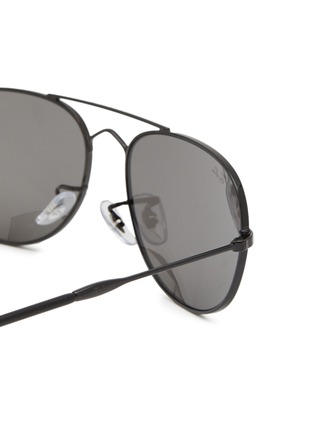 Detail View - Click To Enlarge - RAY-BAN - Metal Pillow Sunglasses
