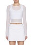 Main View - Click To Enlarge - BEYOND YOGA - Show Off Mesh Cropped Top
