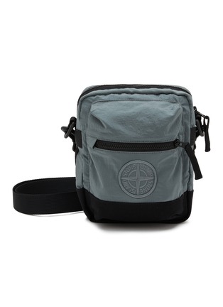 Main View - Click To Enlarge - STONE ISLAND BAGS - Logo Patch Crossbody Bag