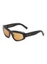 Main View - Click To Enlarge - SUPER - Motore Refined Rectangle Acetate Sunglasses