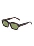 Main View - Click To Enlarge - SUPER - Boletus Rectangle Acetate Sunglasses