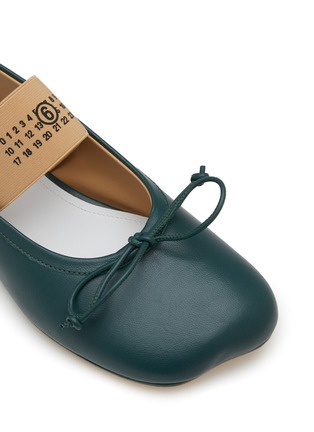 Detail View - Click To Enlarge - MM6 MAISON MARGIELA - Anatomic Leather Ballerina Flats