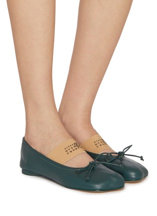 Figure View - Click To Enlarge - MM6 MAISON MARGIELA - Anatomic Leather Ballerina Flats