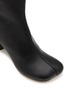 Detail View - Click To Enlarge - MM6 MAISON MARGIELA - Anotomic Leather Ankle Boots