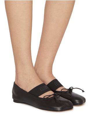 Figure View - Click To Enlarge - MM6 MAISON MARGIELA - Anatomic Leather Ballerina Flats