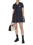 Figure View - Click To Enlarge - MARDI MERCREDI - Ribbon Eyelet Mini Dress