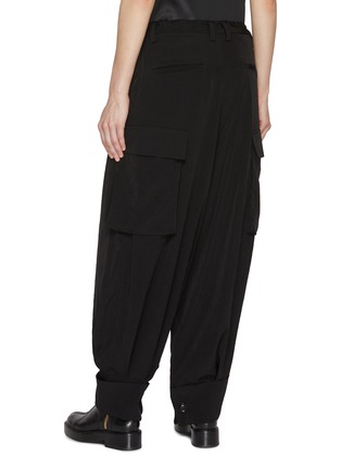 Back View - Click To Enlarge - Y'S - Cuffed Hem Cargo Pants