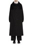 Main View - Click To Enlarge - Y'S - U-Long Cape Cotton Coat