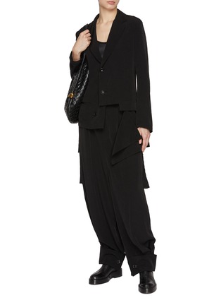 Figure View - Click To Enlarge - Y'S - Slashed Asymmetric Blazer