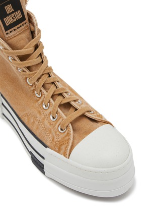 Detail View - Click To Enlarge - RICK OWENS DRKSHDW - x Converse DBL DRKSTAR High Top Sneakers