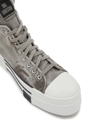 Detail View - Click To Enlarge - RICK OWENS DRKSHDW - x Converse DBL DRKSTAR High Top Sneakers