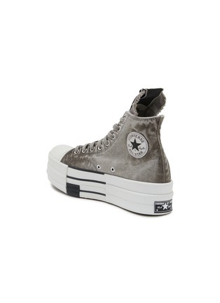  - RICK OWENS DRKSHDW - x Converse DBL DRKSTAR High Top Sneakers